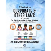 Munish Bhandari's A Handbook on Corporate & Other Laws for CA Intermediate November 2021 Exam [New Syllabus] by Bestword Publications